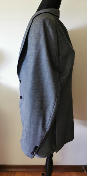Ermenegildo Zegna Gray Wool Multi Season Blazer - Picture 4 of 11